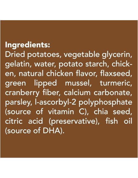 Palitos Masticables Dentales Get Naked Pollo 175.8 g Sin Granos