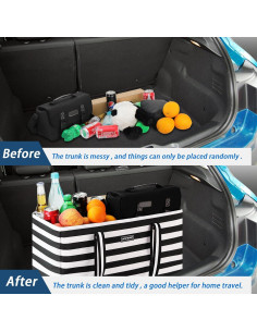 Bolsa de Utilidad Extra Grande PFFVRP Negra Reutilizable 57x27x30cm 2