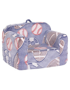 Sofá Infantil Tiita Chirldren con Asa, Espuma y Patrón Caricatura