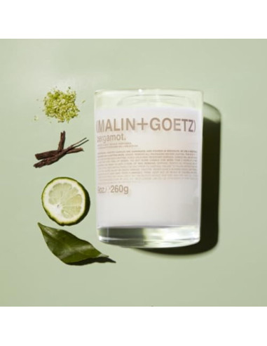 Vela Aromática Malin + Goetz 255g Cera de Soja Bergamota