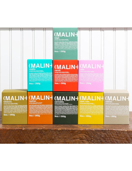 Vela Aromática Malin + Goetz 255g Cera de Soja Bergamota