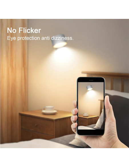 Lámpara de Pared LED Inalámbrica ONSTUY 3 Temperaturas Color