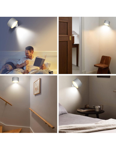 Lámpara de Pared LED Inalámbrica ONSTUY 3 Temperaturas Color