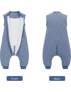 Saco de Sueño LAT para Bebés 2.5 TOG Invierno M/90 Azul Rayas 2