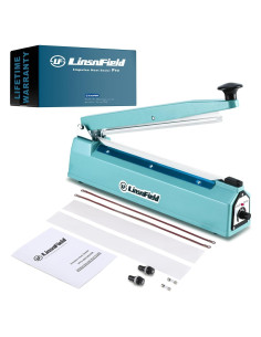 Sellador de Bolsa de Calor LinsnField 30 cm 2 mm Azul