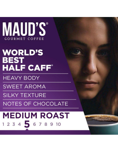 Cápsulas de café Half Caff Maud 18 unidades 100% Arábica