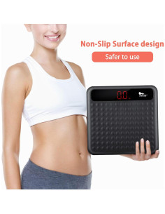 Escala Digital de Baño AGM 180kg Pantalla LCD Antideslizante 2