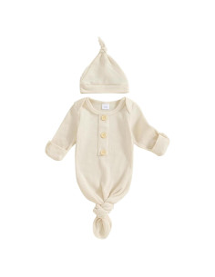 Conjunto de Pijama Anudado para Bebés BULINGNA 0-3 Meses