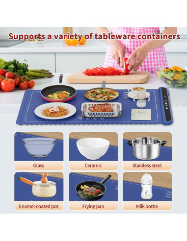 Bandeja Calentadora Eléctrica OneBird NCB-001 Silicona 3 Temperaturas