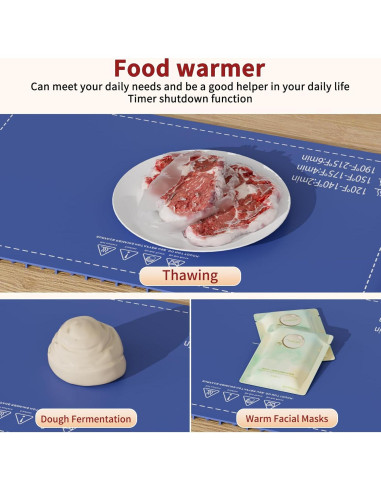 Bandeja Calentadora Eléctrica OneBird NCB-001 Silicona 3 Temperaturas