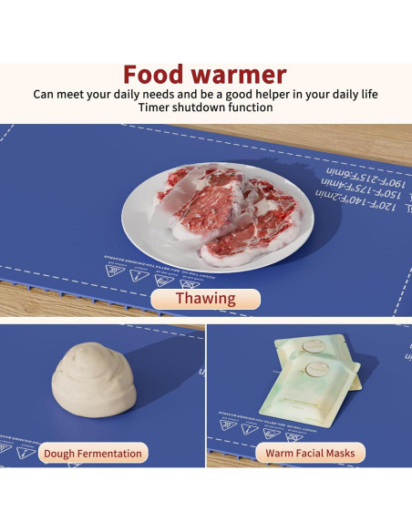 Bandeja Calentadora Eléctrica OneBird NCB-001 Silicona 3 Temperaturas