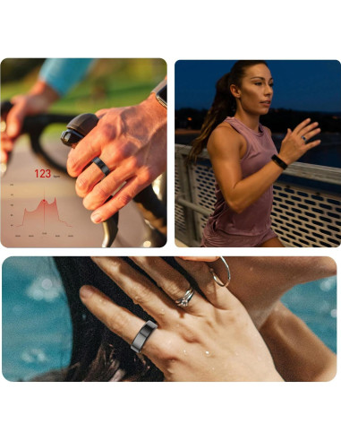 Anillo Inteligente JHYLJSH 2024 Salud IP68 Oro Rosa 56.9mm