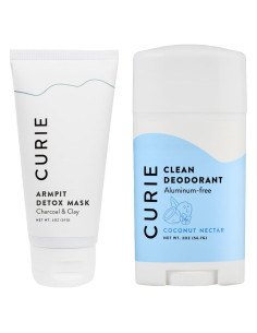 Desodorante Natural Curie Néctar de Coco + Máscara Detox 2pk