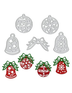 Troqueles de Corte Navideños Hying - Campana y Bombilla