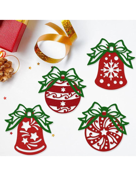 Troqueles de Corte Navideños Hying - Campana y Bombilla