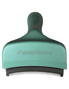 Cepillo deshedding para mascotas Haigele pequeño verde