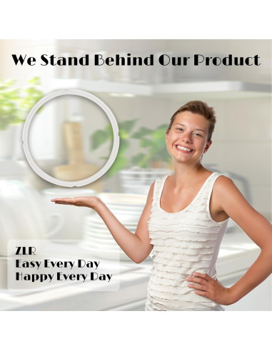 Anillo de Sellado de Silicona ZLR para Ollas de Presión 6 Qt