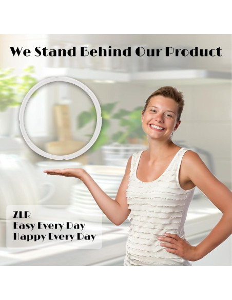 Anillo de Sellado de Silicona ZLR para Ollas de Presión 6 Qt