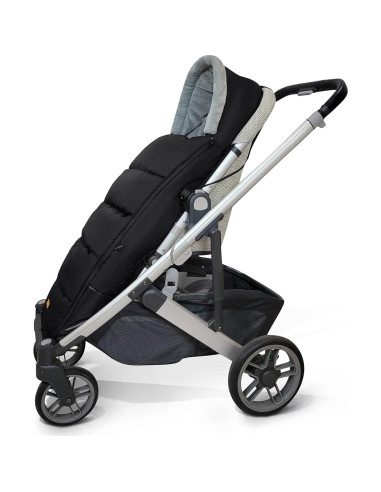 Saco de pies liuliuby CozyMuff negro 6M-4T invierno -20C