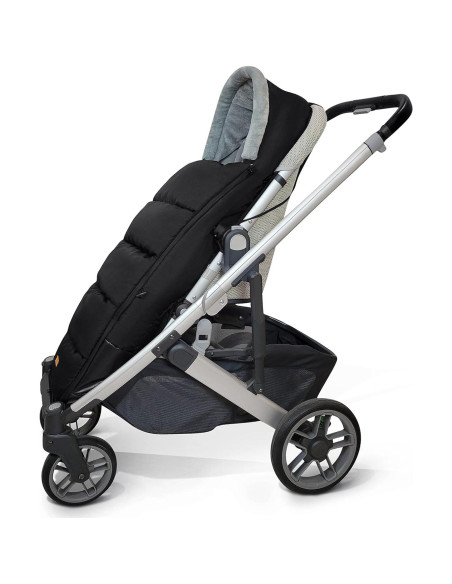 Saco de pies liuliuby CozyMuff negro 6M-4T invierno -20C