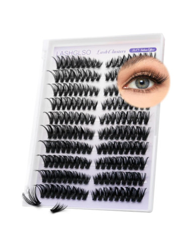 Pestañas en Racimo Ojo de Gato LASHGLSO - 180 Racimos Negros
