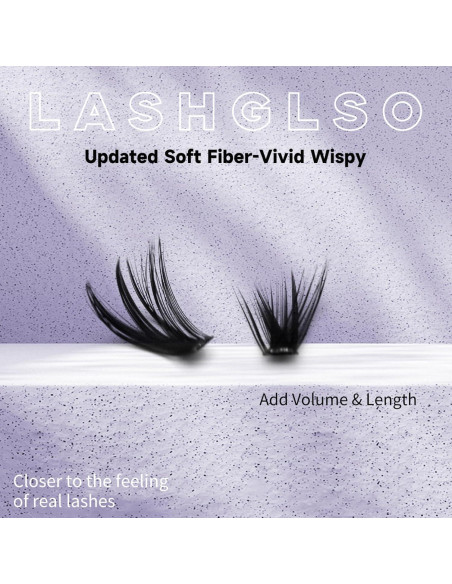 Pestañas en Racimo Ojo de Gato LASHGLSO - 180 Racimos Negros