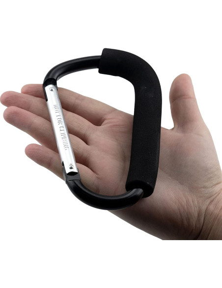 Paquete de 2 Ganchos Grandes para Carro de Compras - Aluminio