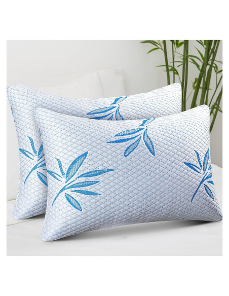 Juego de 2 Almohadas Queen Btasleeep Ajustables de Gel