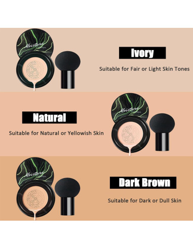 Base de Maquillaje CC Air Cushion Oplviude 100 g Hidratante Natural