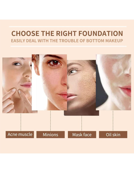 Base de Maquillaje CC Air Cushion Oplviude 100 g Hidratante Natural