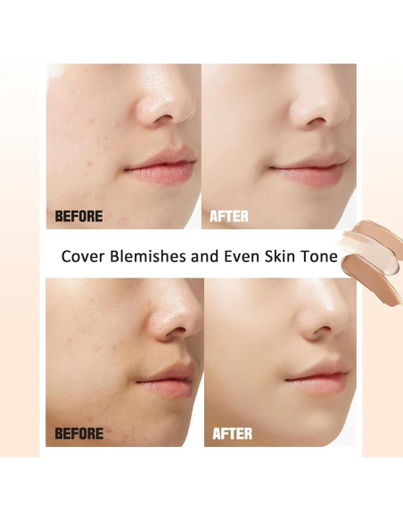 Base de Maquillaje CC Air Cushion Oplviude 100 g Hidratante Natural