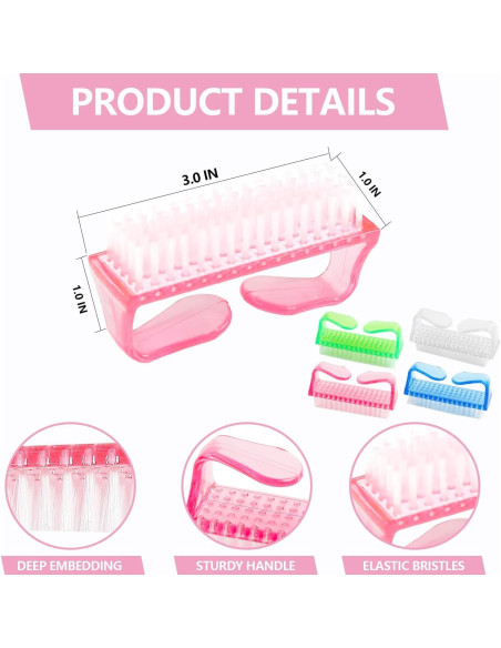 Juego de Limas de Uñas de Cristal YINGJEE 3 Pcs 180/320