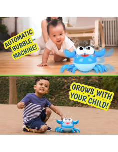 Máquina de Burbujas Cangrejo Bailarín Maxx Bubbles - Azul 2