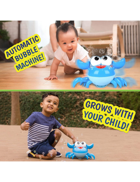 Máquina de Burbujas Cangrejo Bailarín Maxx Bubbles - Azul