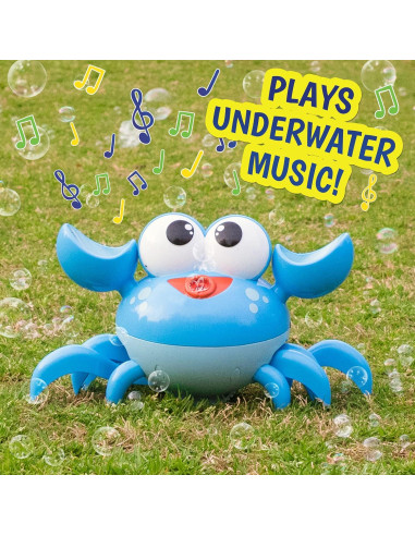 Máquina de Burbujas Cangrejo Bailarín Maxx Bubbles - Azul