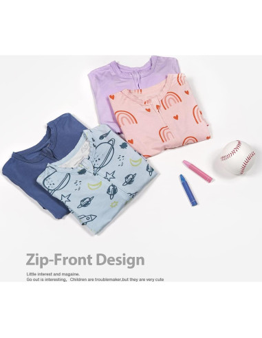 Pijamas de Viscosa de Bambú para Bebés - 2 Piezas Verde Dinosaurio