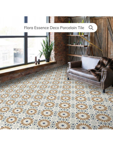 Azulejo de Porcelana Tenedos HTC325 Flora Essence 20x20cm Mate