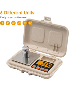 Báscula Digital de Gramos UNIWEIGH UN1-300 300g 0.01g Portátil 2