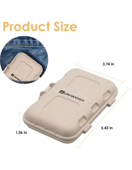 Báscula Digital de Gramos UNIWEIGH UN1-300 300g 0.01g Portátil