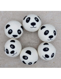 Bolas de Secadora Ecológicas Lungta Imports 6-Pack Lana Orgánica 2