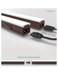 Iluminación LED Bajo Gabinete Leetdud 16 Pulgadas 4 Pcs Bronce 2