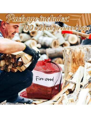 100 Bolsas de Malla Reutilizables GliCraft 55.88x60.96cm