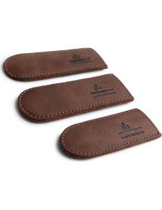 Cubierta de Mango de Sartén de Cuero Cast Leather Co. - 3 Piezas 2