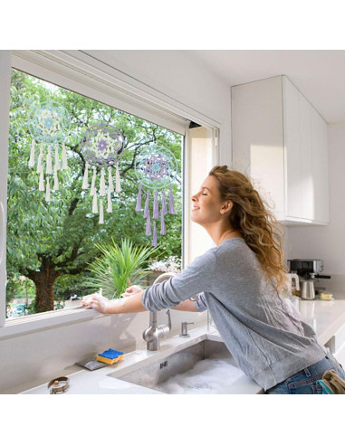 Kit de Atrapasueños DIY INFUNLY 3 Piezas Boho Decoración