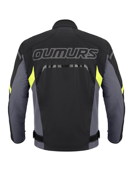 Chaqueta de Motocicleta Impermeable para Hombre con Armadura CE