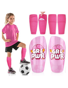 Espinilleras de Fútbol FIODAY para Niños 5-18 Años Rosa