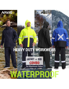 Traje de Lluvia para Hombres Navis Marine XX-Large Verde Oscuro 2