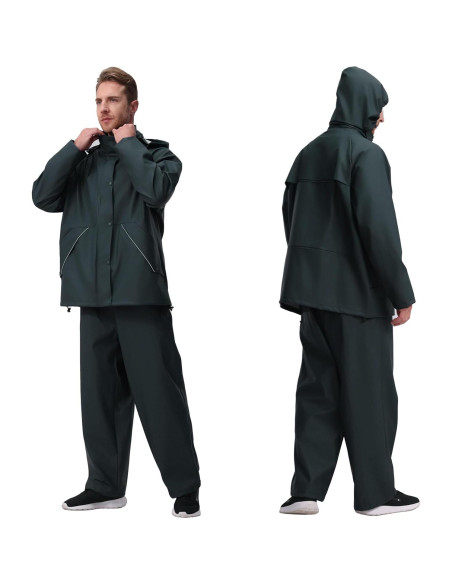 Traje de Lluvia para Hombres Navis Marine XX-Large Verde Oscuro