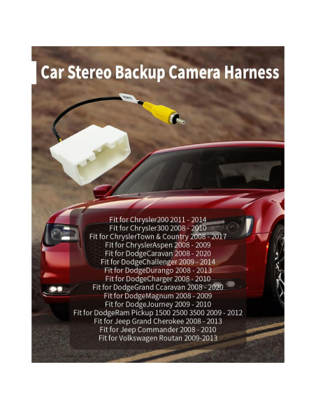 Arnés de cámara de respaldo universal eosorssa para auto