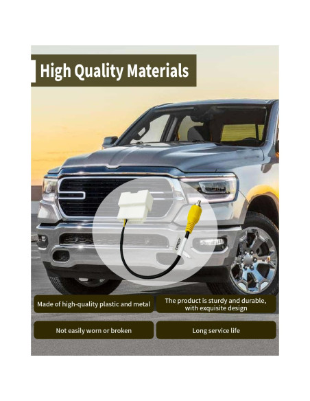 Arnés de cámara de respaldo universal eosorssa para auto